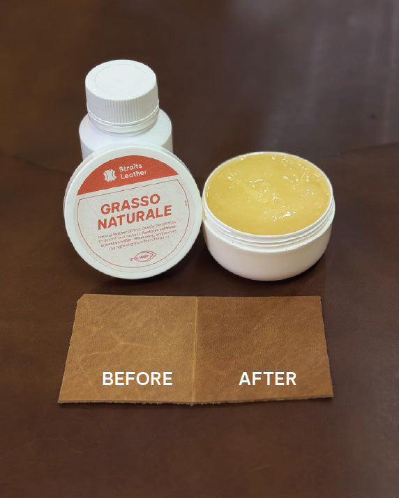 Leather Natural Oil GRASSO NATURALE